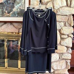 Vintage 3 piece set tank cardigan and skirt Ingredients women’s outfit